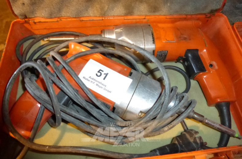 2 Elektro-Bohrschrauber