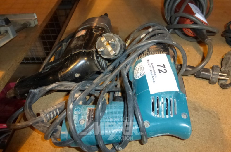 2 Elektro-Bohrmaschinen/Schrauber