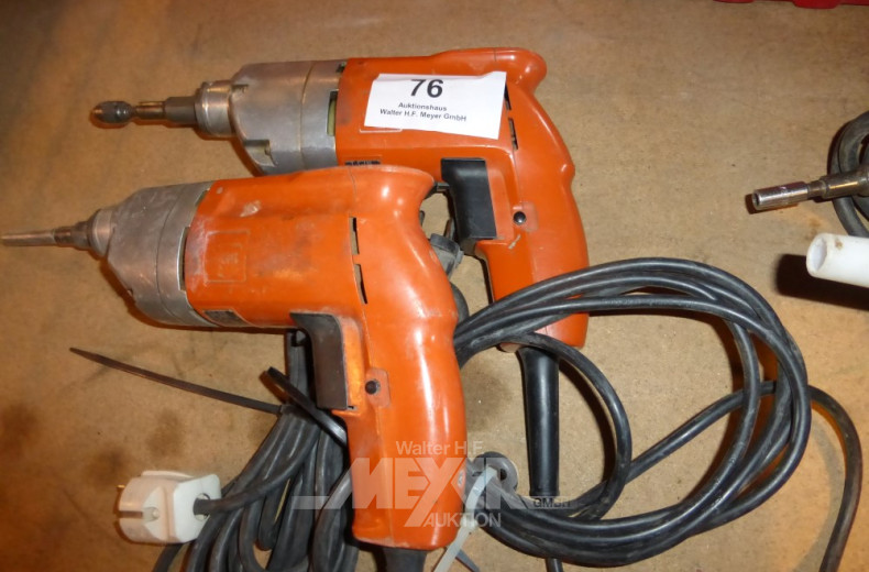 2 Elektroschrauber