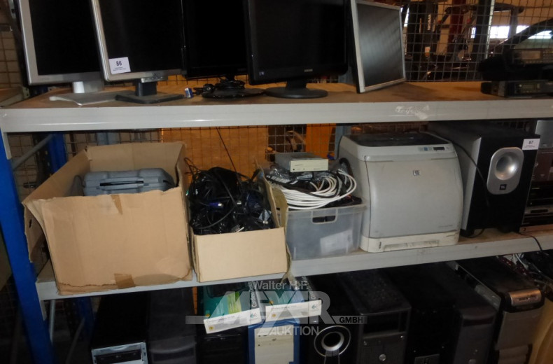 gr. Posten EDV-Geräte: Rechner, Kartons