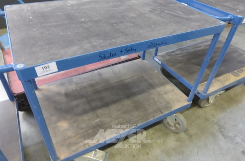 Schwerlastetagenrollwagen