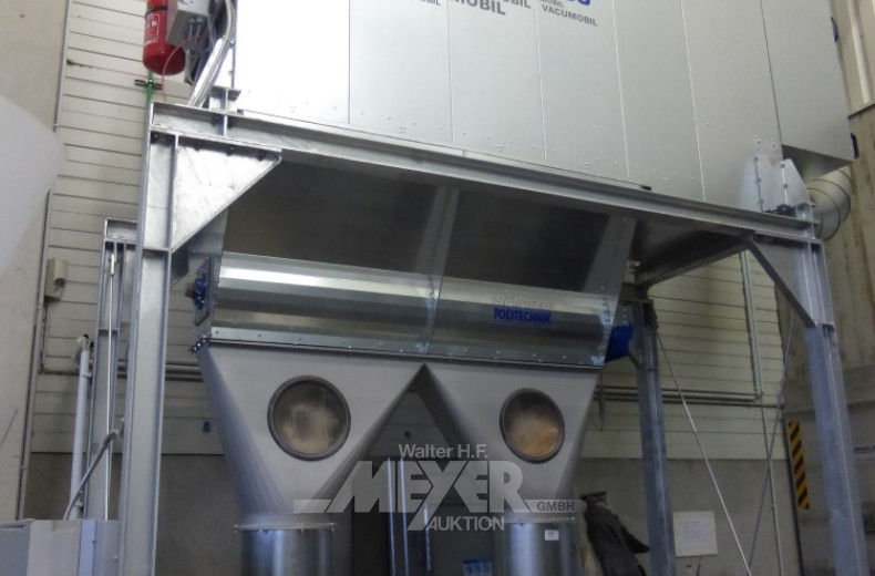 Späne- Absauganlage mit Doppel-