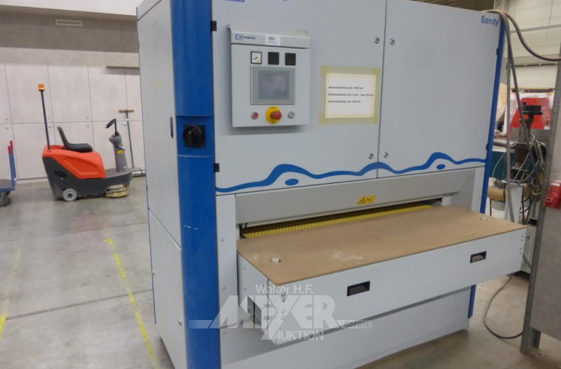 Breitband- Schleifmaschine