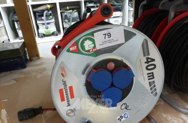 2 Kabeltrommeln, Schuco 230 V