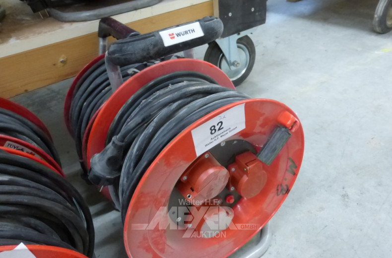 2 Kabeltrommeln, Schuco 230 V