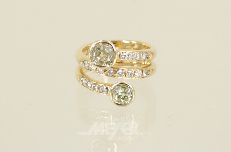 Damenring, 750er GG, Modellanfertigung