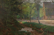 Gemälde ''Landhaus im Wald''