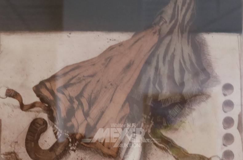 Lithographie ''Ein Paar''