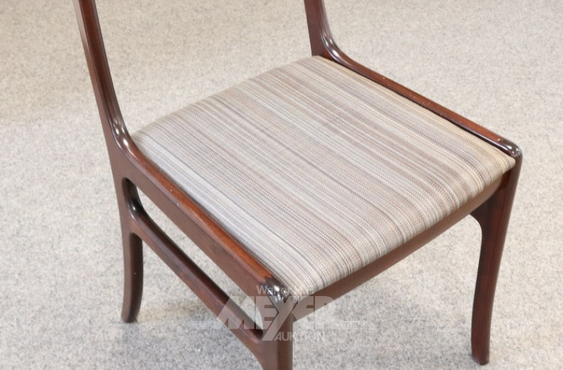 Tischgruppe, 13-tlg., Mahagoni,