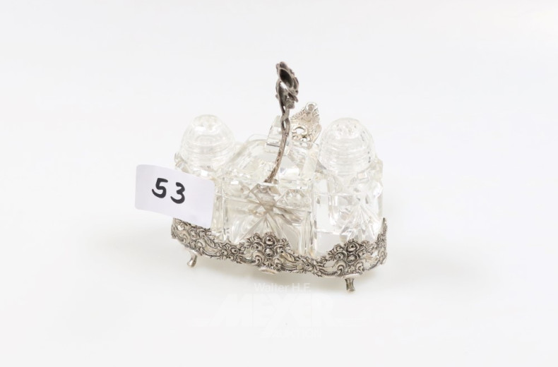 kl. Gewürzmenage, Silber