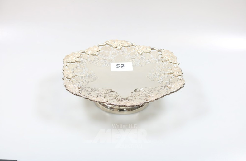 Tischaufsatzschale mit durchbr. Wandung,