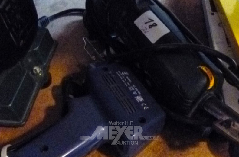 Delta-Schleifer ''BOSCH'' u. 1 Lötpistole