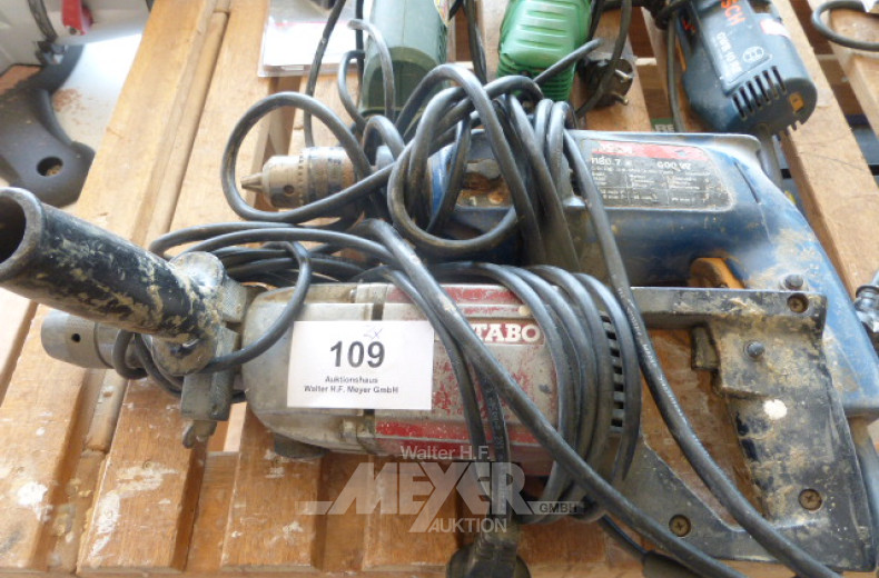2 Elektro- Bohrmaschinen