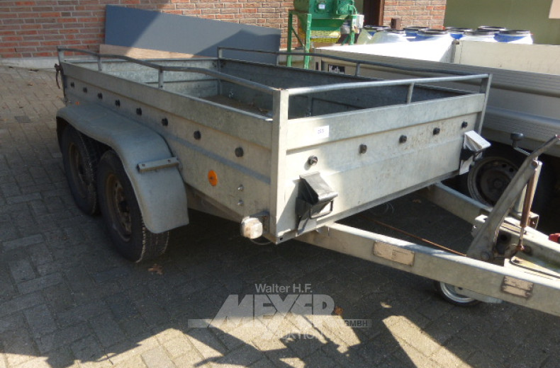 PKW-Tandemanhänger, verzinkter Aufbau,