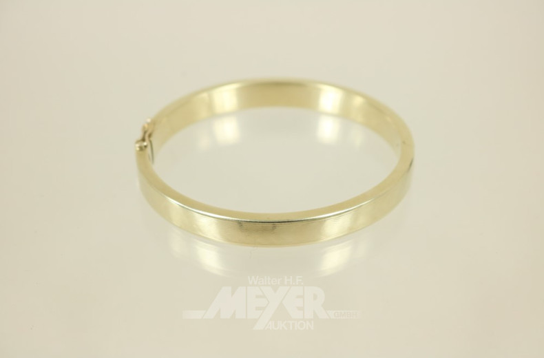 Armreif, 585er GG, verfüllt