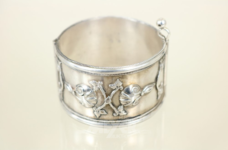 breiter Armreif, 925er Silber