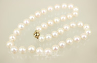 kurze Perlenkette, Ø 10-11 mm,