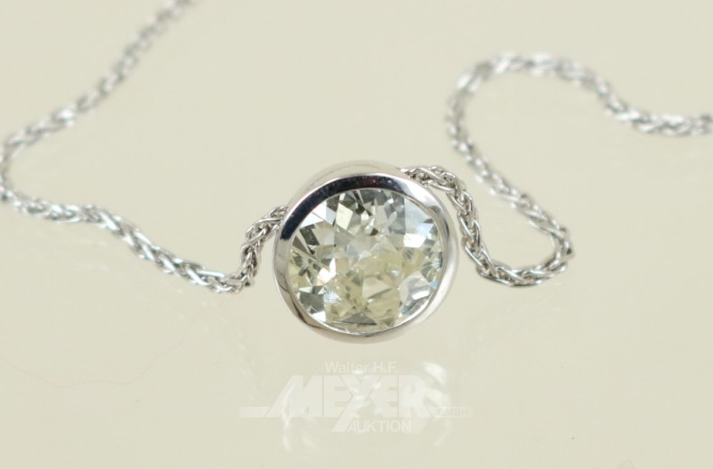 Anhänger an Kette, 750er WG, besetzt