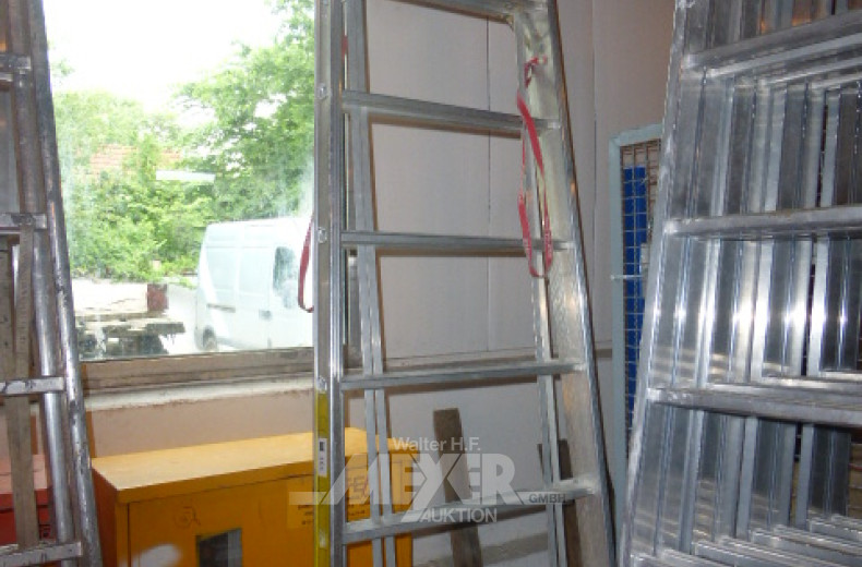 gr. Aluminium-Bockleiter,