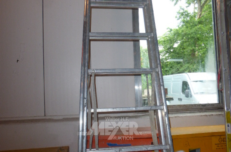 gr. Aluminium-Bockleiter,