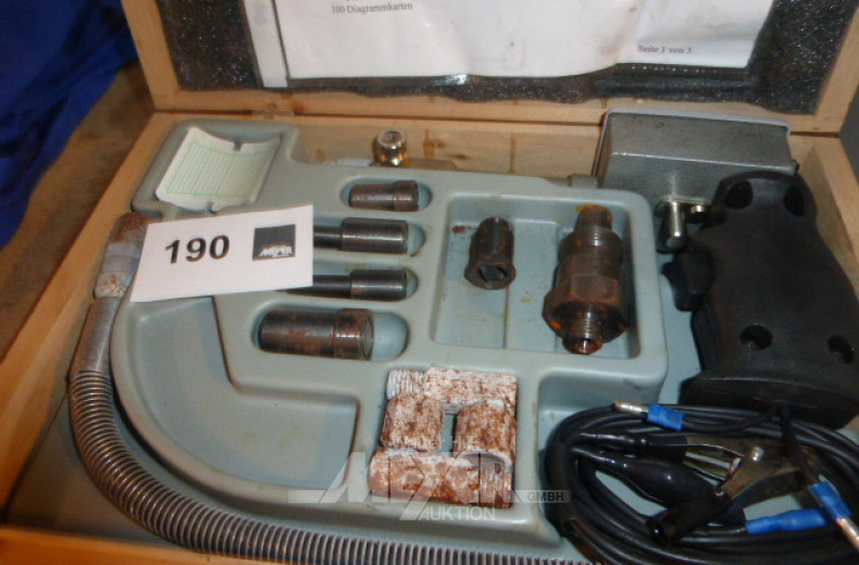 Motorkompressionsdruckschreiber