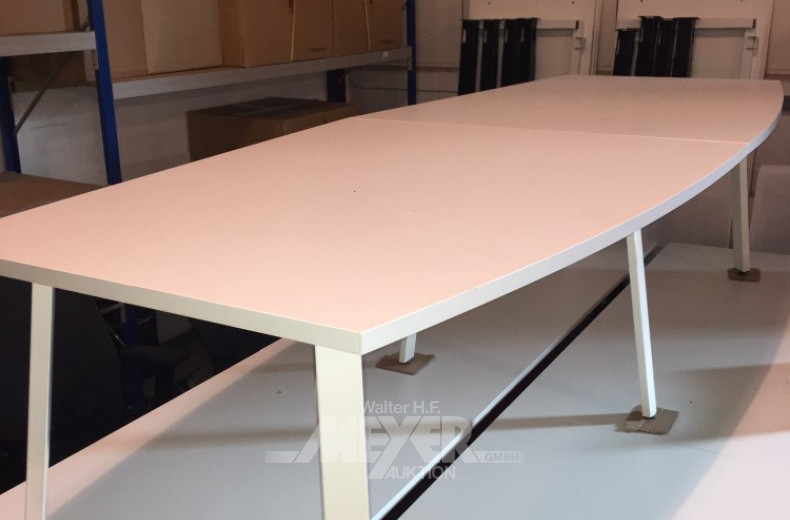 Konferenztischgruppe, best. aus: