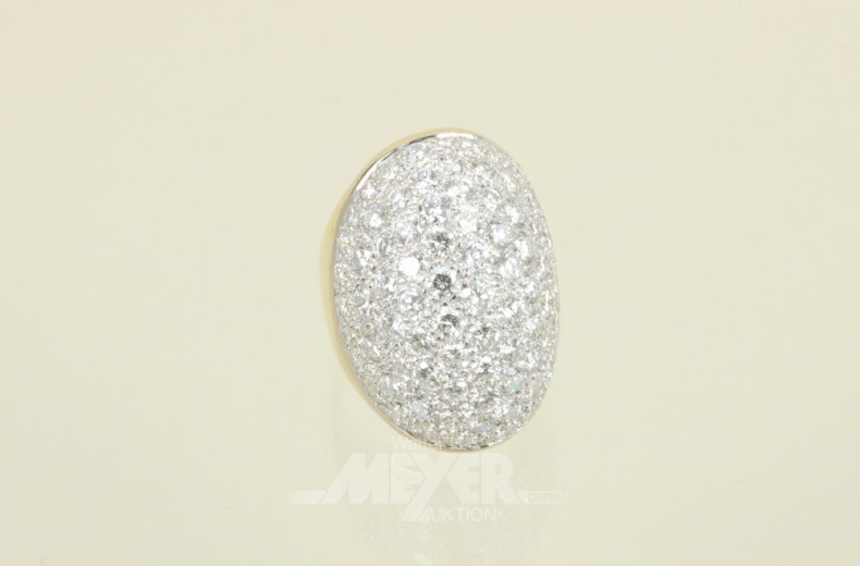 Damenring, WG auf 750er GG,