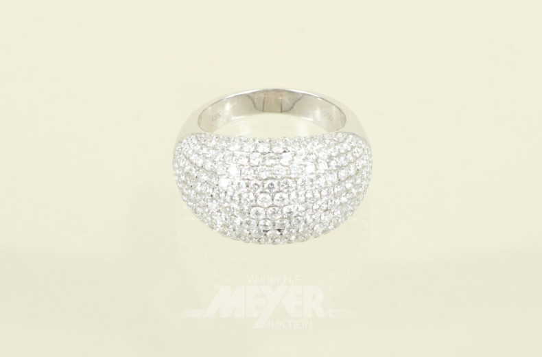 Damenring, 750er WG, Bandringform,