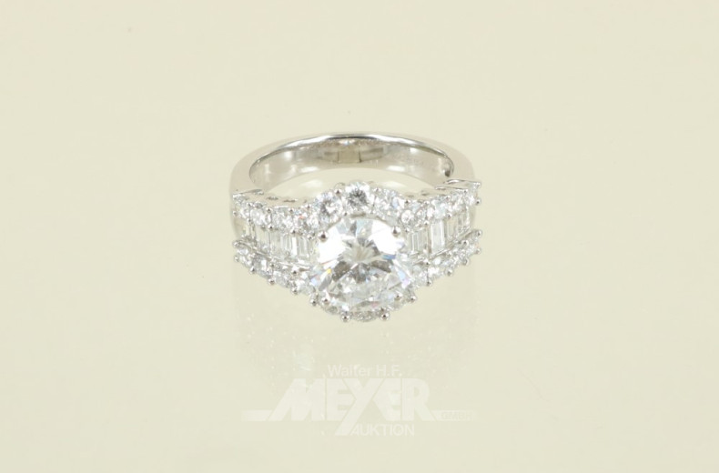 Damenring, 750er WG, Modellanfertigung,