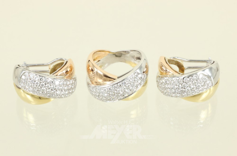 Damenring, 750er GG/WG mit passenden