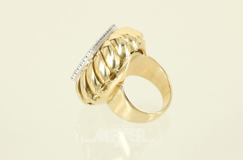 Damenring, 750er GG, Modellanfertigung,