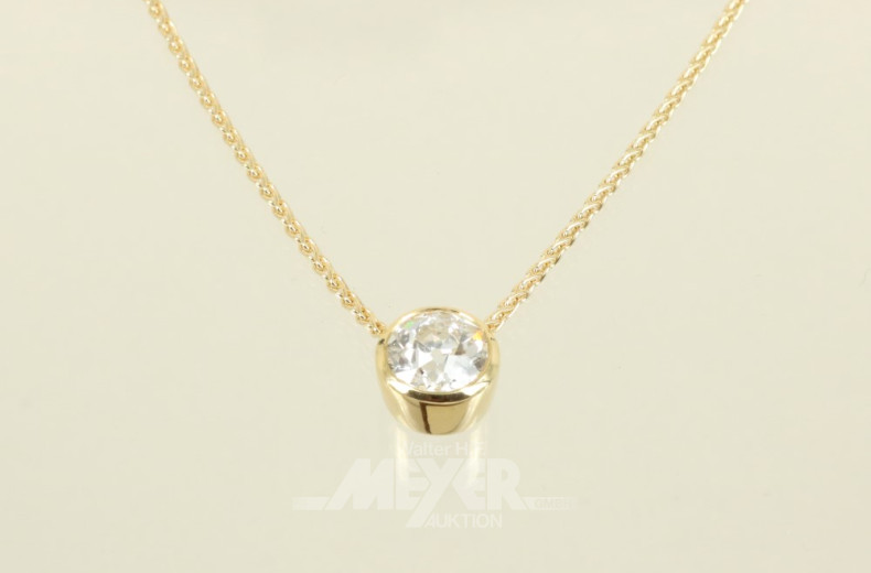 Anhänger, 750er GG, besetzt mit