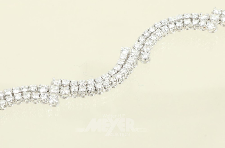 Armband, 750er WG, wellenförmig