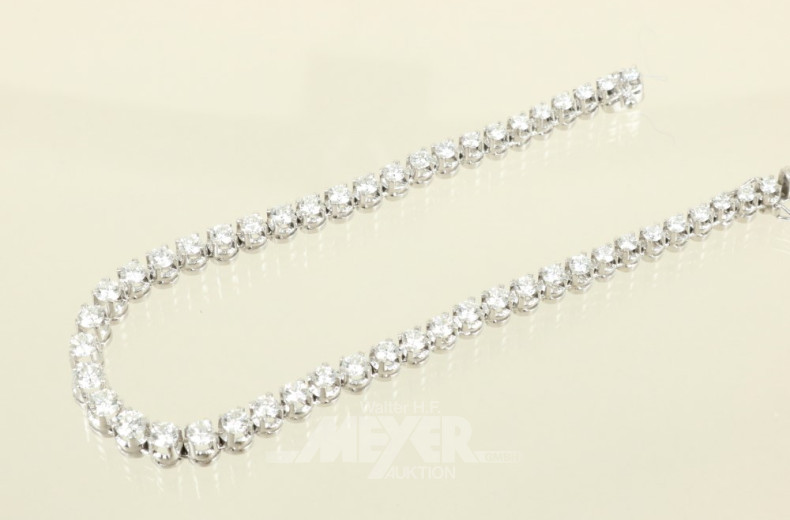 Armband, 750er WG, besetzt mit