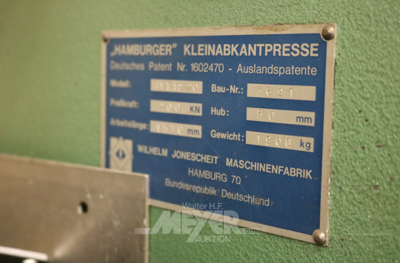 Gesenkbiegepresse