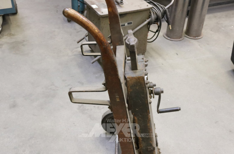 Hafensackkarre und Kurbelwinde, antik