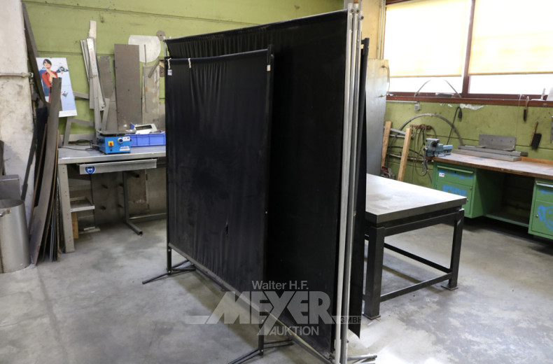 7 div. Schweißtrennwände