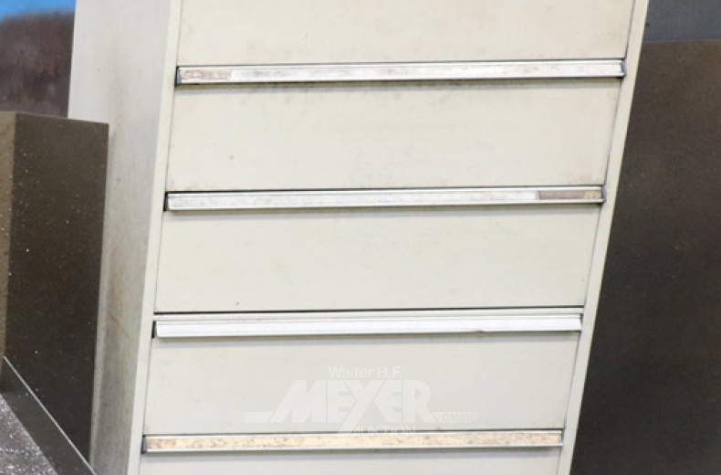 Metall-Schubladenschrank, 6 Züge
