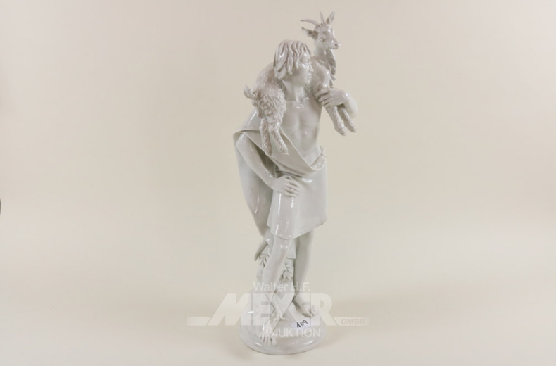 gr. Porz.-Figur, MEISSEN, weiß