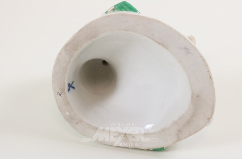 Pozellanfigur, ''Mädchen mit Hund''