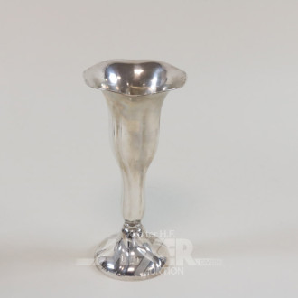 Vase, 835er Silber, Fuß gefüllt