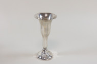 Vase, 835er Silber, Fuß gefüllt