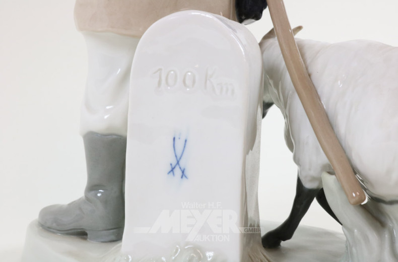 gr. Porz.- Figurengruppe, MEISSEN, Nr. 155