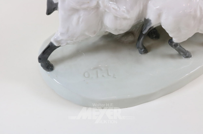 gr. Porz.- Figurengruppe, MEISSEN, Nr. 155