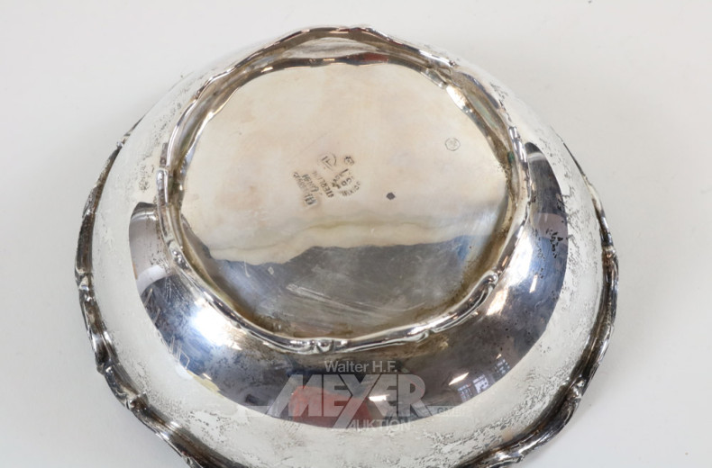 kl. Schale mit Standfuß, 925er Silber,