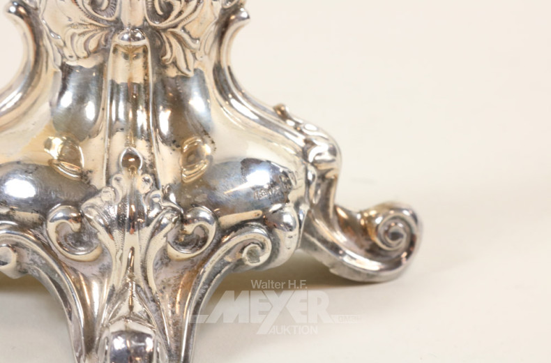 kl. Tischleuchter, 825er Silber,