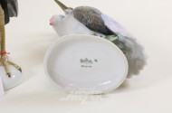 Porz.-Figurenpaar ''Fischreiher'',
