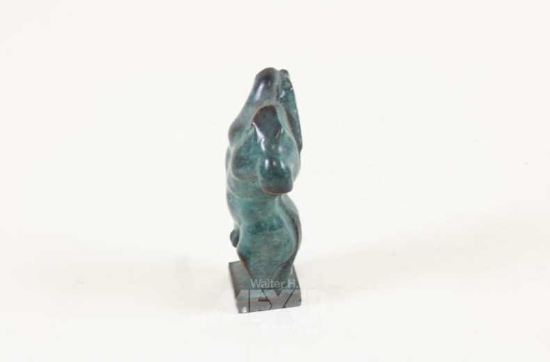 kl. Bronze-Skulptur männl. Torso''