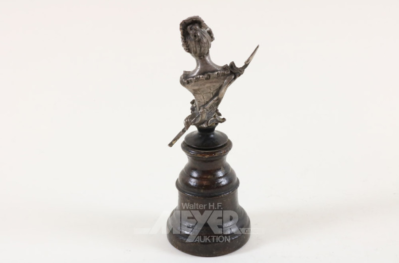 kl. Büste ''Dame mit Blume''