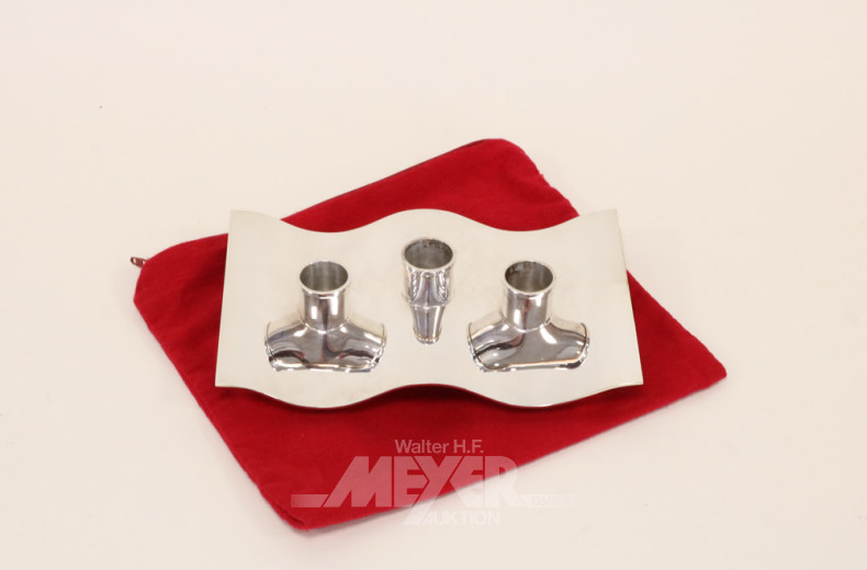 Kerzenleuchter, 925er Silber,